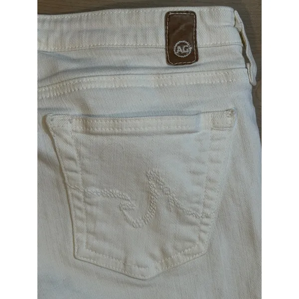 AG‎ Adriano Goldschmied The Angel Jeans Women 29R White Bootcut Stretch Denim - Image 16