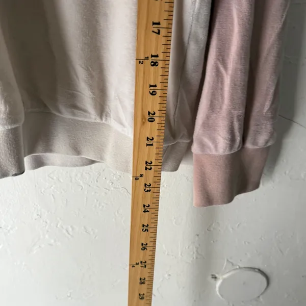 Supreme‎ Y2k Velour Rugby Shirt Pink White Striped Embroidered Logo Size S - Image 7