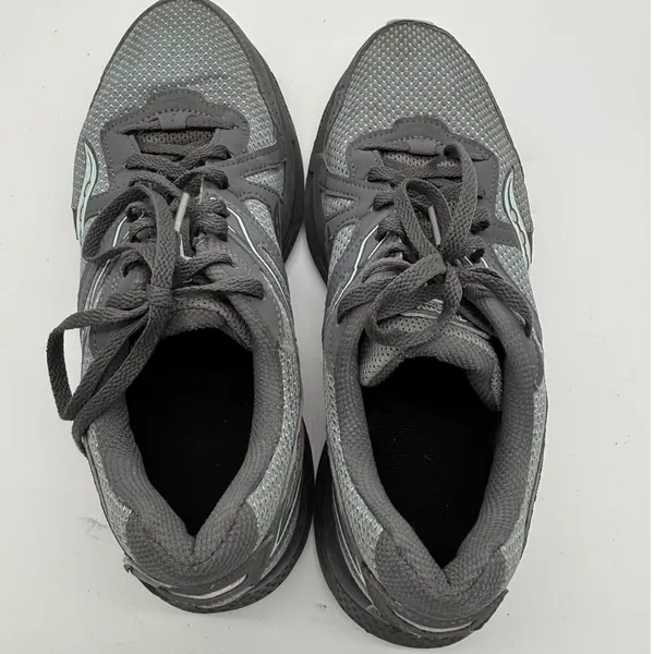 Saucony Cohesion 11 Womens Running Shoes Grey Mint Green Size 10 - Image 10