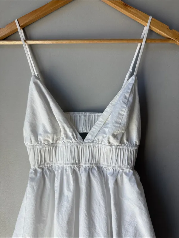 Aritzia Wilfred Encourage Poplin Cami Midi Dress - Image 3