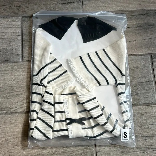 Cinta stripe sweater Black - Image 2