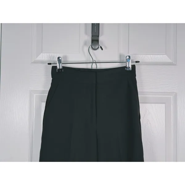 Aritzia Effortless Pant Wide Leg Trouser Size 00 Black Office Career Pleated - Image 5