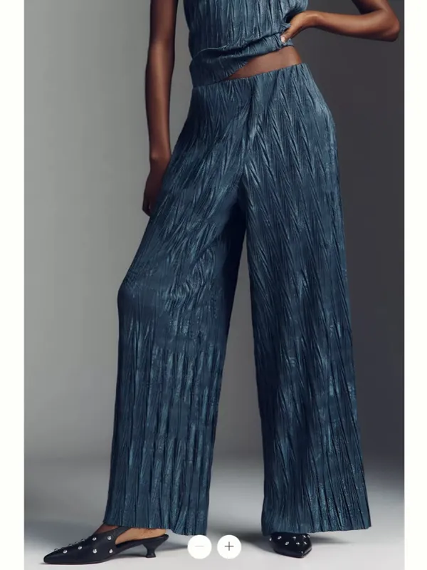 Anthropologie Maeve Textured Knit Pull-On Pants - Image 2