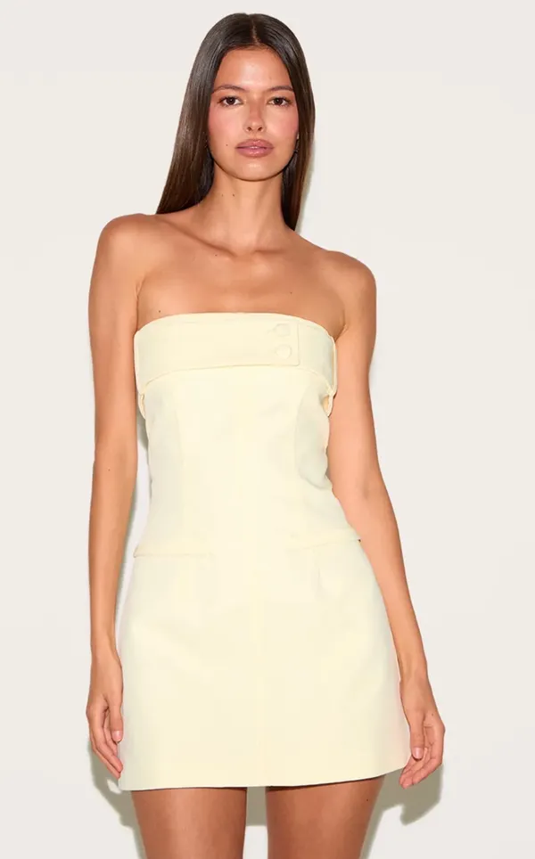 Pretty Little Thing Woven Belt Detail Shift Dress - Image 4