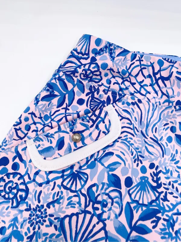 Lilly Pulitzer Luxletic Monica Skort High Tides Good Vibes Size 2 Stretch UPF 50 - Image 6