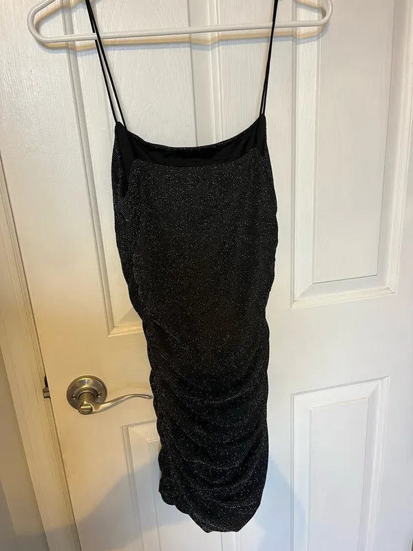 Princess Polly Black Mini Dress - Image 3