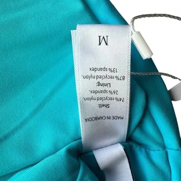 NWT Andie Swim The Riviera Bikini Top Adjust Straps Removable Cup M Coastal Blue - Image 8