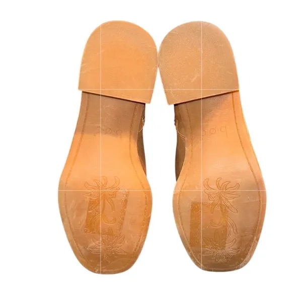 Born Tan Block Heel Ankle Boots(Size 9M) Brown - Image 5