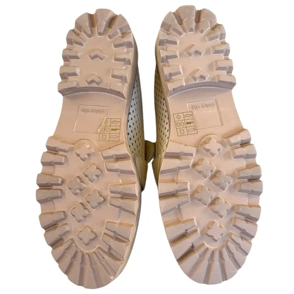 Like New Dolce Vita Leather Malila Loafers Ivory Size 7.5 - Image 8