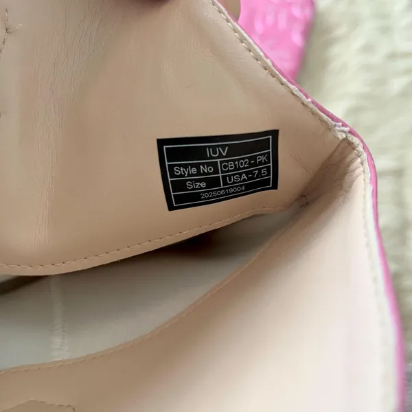 Pink Flame Faux Suede Knee High Cowgirl Western Boots US 7.5 - Image 5