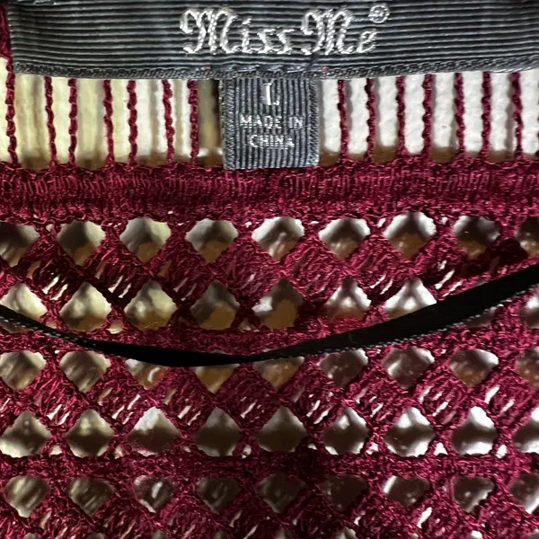 Miss Me Fit & Flare Dress Womens L Multicolor Batik Boho Tribal Hippie Gypsy - Image 5