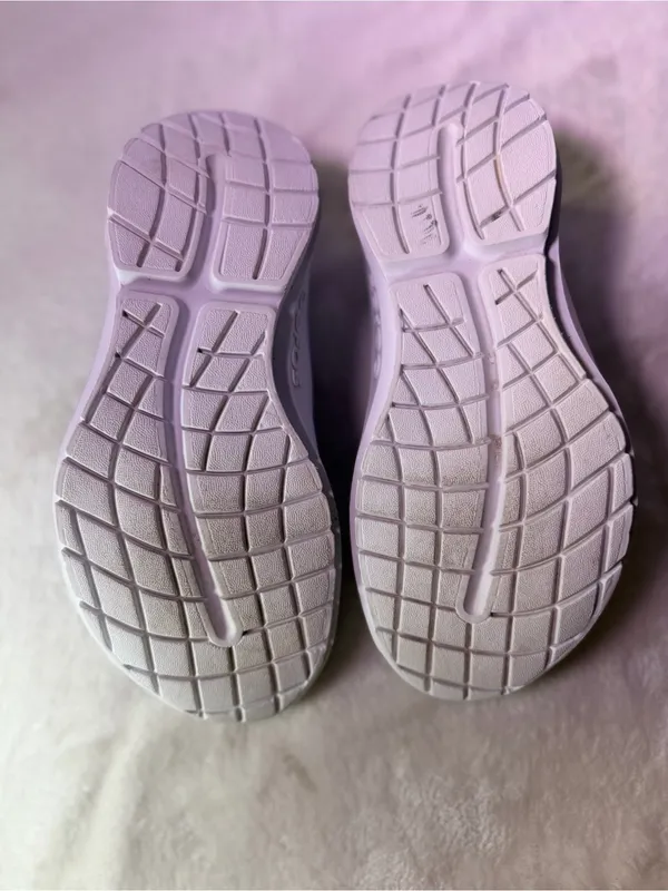 OOFOS Light Blue Knit Slip-On Women's Sneakers - Image 9