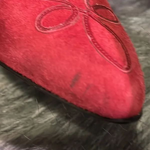 XAVIER DANAUD PARIS Berry Suede‎ - NEW Vintage A11 - Image 3