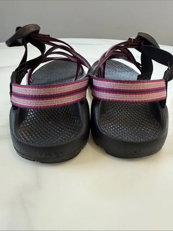 Chacos women’s Pink and Purple Striped Sandals - Image 2