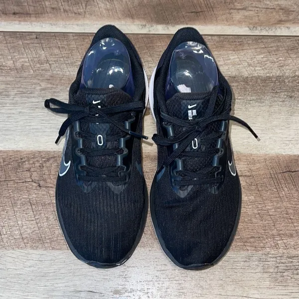 Nike Womens Air Winflo 9 Neutral‎ Lace Up Athletic Running Shoes Black Size 7 - Image 9
