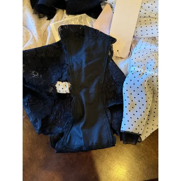 HAH Hot As Hell Bodysuit Women Small Black White Polka Dot Heavy Knecking‎ NWT - Image 16