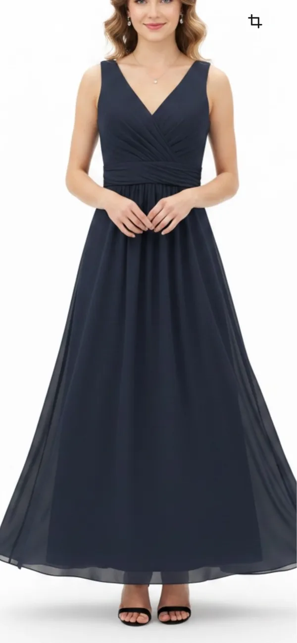 Lulus Maxi Dress Navy - Image 2