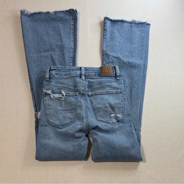 American Eagle Outfitters Light Blue Flare Jeans - Image 2