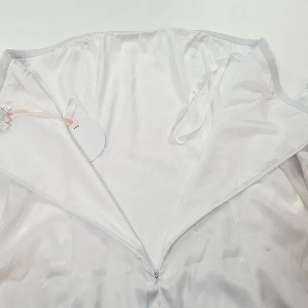 MORE TO COME Eva Strapless Dress in White Medium - Image 7