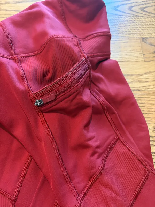 Lululemon Keep The Fleece Tight 28” Dark Sport Red - Image 7
