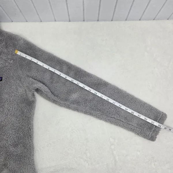 Patagonia Gray Fleece Teddy Pullover Size‎ M - Image 8