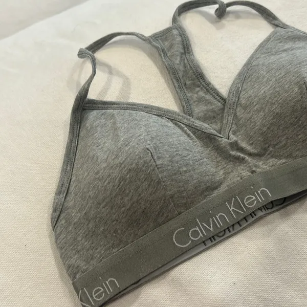 Calvin Klein Grey Bralette‎ Top - Image 2
