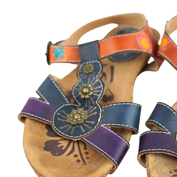 Spring Step L'Artiste Hemlock Women Leather Strappy Sandals Size‎ 36 - Image 3