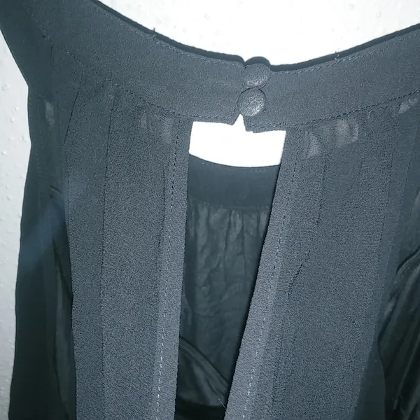 Torrid 3X Elegant Halter Black Keyhole Back Button Closure Dressy Formal Top - Image 5
