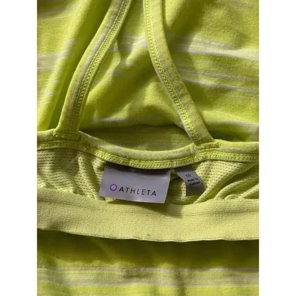 Athleta Tank Top Womens Black V-Neck Racerback Sleeveless Performance Yoga‎ Sz M - Image 4
