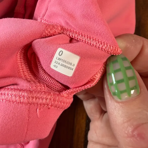 Lululemon Align Tank Top Pink Nulu Cropped Yoga Bra LW1DUDS Size 0 - Image 3