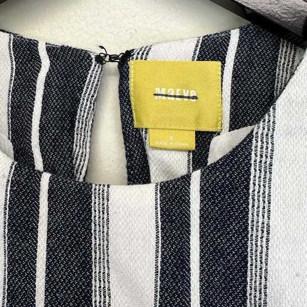 ANTHROPOLOGIE Maeve Vieques Midi Top Linen Embroidered Small - Image 4