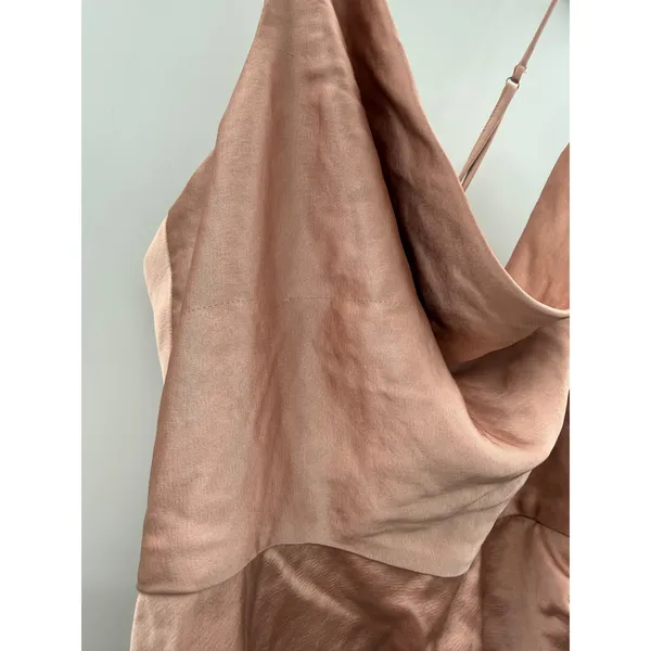 Significant Other Aria Draped Asymmetrical Gown Women's‎ 6 Nougat Formal - Image 10