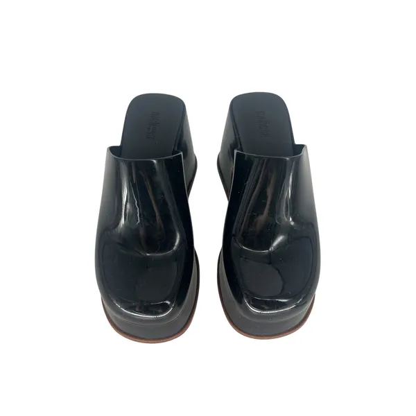 Melissa‎ Mia Black Platform Clog Mule Heels US 5 EU 35/36 - Image 8