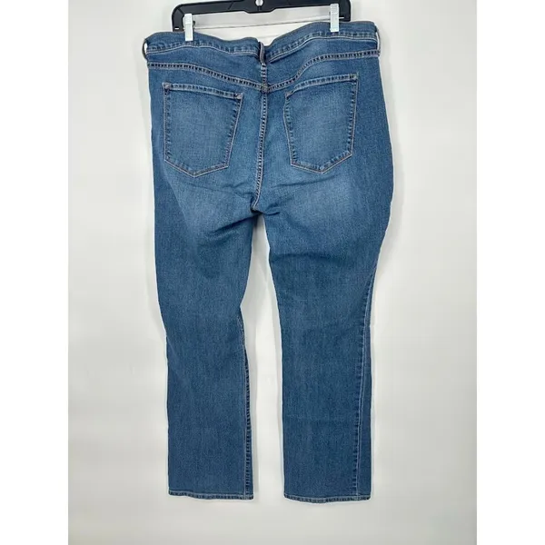 Old Navy Original Bootcut Jeans Medium Wash Blue‎ Denim Women's Size 18 Stretch - Image 3