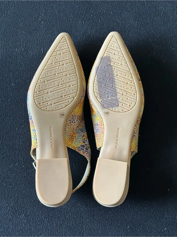 Alex Marie “Charlyn” Sling back block heels - Image 11