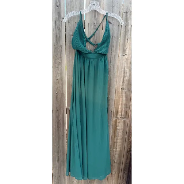 Showpo. NEW $120 She's A Delight Formal Maxi Dress in Emerald Sz 0 - Image 3