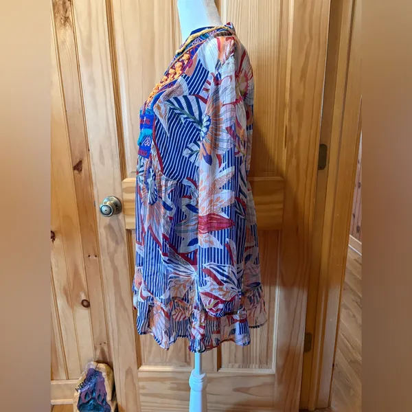 Soft Surroundings Tory Tunic bohemian-style top women’s M - Image 4