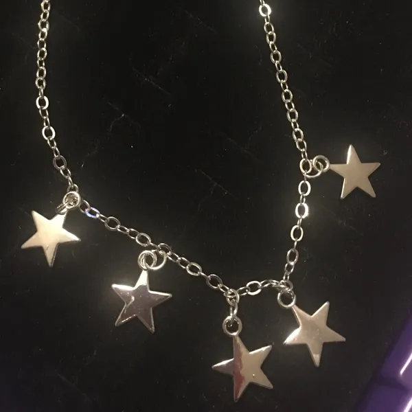 🟠Stars Silver Necklace - Image 5