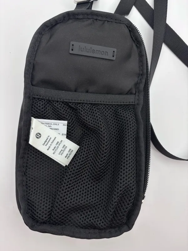 lululemon athletica Black Mesh Front Crossbody Bag - Image 2
