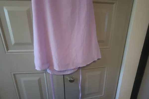 Shein special ocassion mini short dress ruched top in lilac purple size small. - Image 6