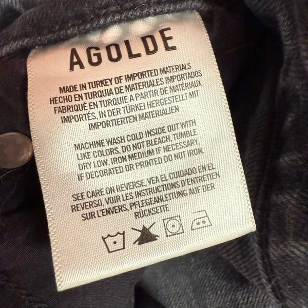 AGOLDE High-Rise Button-Fly Jeans - Image 5