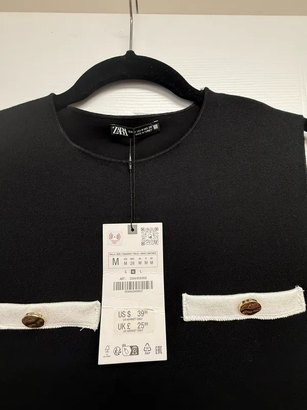 ZARA Black Dress - Image 2