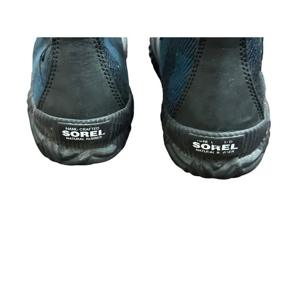 Sorel Womens Out N About Plus Lug Sole Boot Black Blue size8 - Image 5