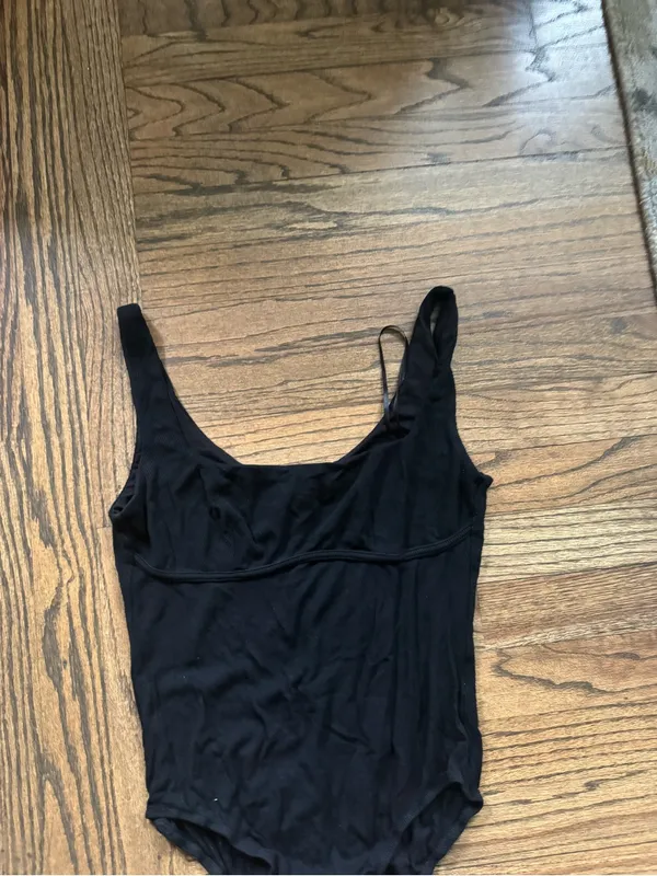 Princess Polly Black Scoop Neck Bodysuit - Image 2