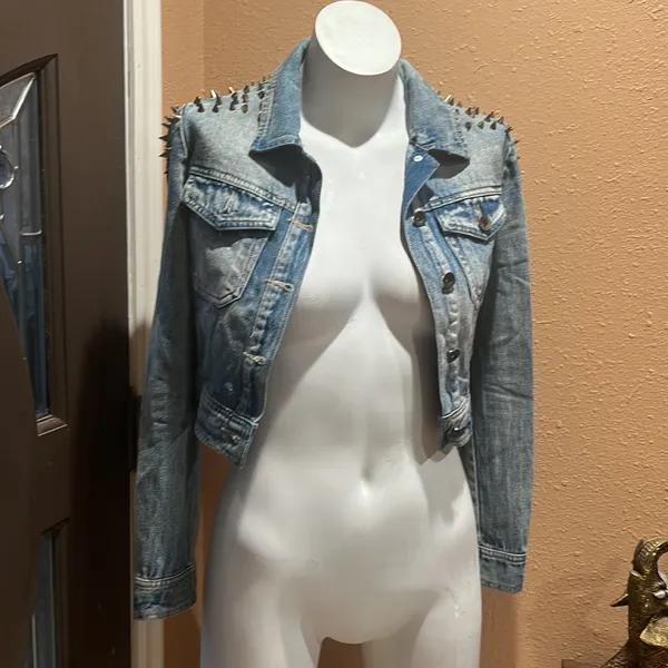 Ziot and delicious blue denim crop jacket - Image 3