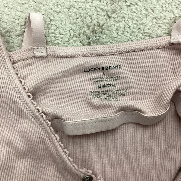 Lucky Brand Cropped Tank Top Size Large - Image 6