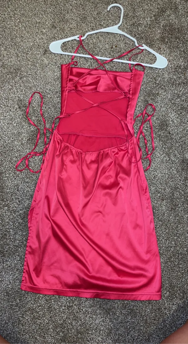 Satin Bodycon Dress  - Image 2
