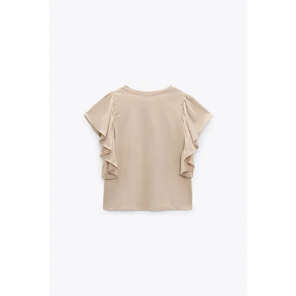 NWT Zara Ruffled Top Size M - Image 4