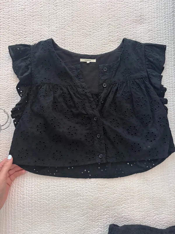 Tularosa black eyelet set - Image 3