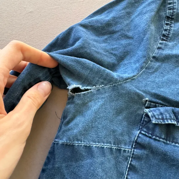 Old Navy Denim Button Up Shirt - Image 6